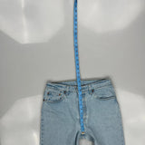 501 Levis Jeans - 30W 26L Light Wash Cotton