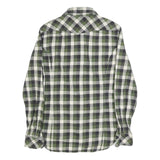 DIESEL Mens Green & Black Check Shirt S Casual Cotton Long Sleeve Buttons