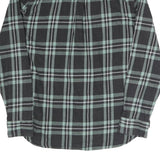 VANS Mens Black & Green Check Shirt M Cotton Blend Long Sleeve Casual