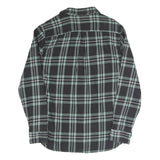 VANS Mens Black & Green Check Shirt M Cotton Blend Long Sleeve Casual