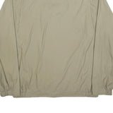 NAUTICA Mens Beige Zip Jacket M Polyester Plain Lightweight Casual