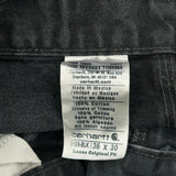 Carhartt Double Knee Carpenter Trousers - 35W 30L Black Cotton