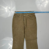 Levis Boot Cut Cord Pants - 26″ Waist Beige Cotton
