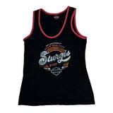 Sturgis 2020 Harley Davidson Graphic Tank Top - Medium Black Cotton