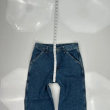 Arizona Jeans Carpenter Jeans - 28W US 4 Blue Cotton