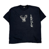 I.B.P.O.E.W. Fruit Of The Loom Single Stitch T-Shirt - 2XL Black Cotton Blend