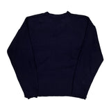 Diesel Spellout Sweater - Large Navy Cotton