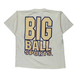 Anvil Graphic T-Shirt - Large White Cotton