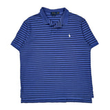 Polo By Ralph Lauren Striped Polo Shirt - 2XL Blue Cotton