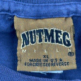 California Angels Nutmeg Graphic T-Shirt - XL Navy Cotton