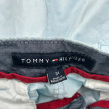 Tommy Hilfiger Chino Shorts - 34W 9L Blue Cotton
