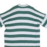NANTUCKET ISLAND Womens Green & White Striped Day Cotton Blend Dress 3XL Relaxed