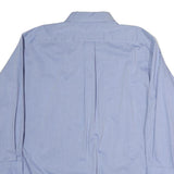 TOMMY HILFIGER Mens Blue Cotton Button-Down Shirt XL Classic Summer Look
