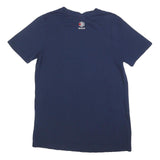 REEBOK Womens Blue Classic T-Shirt M Short Sleeve Crew Neck Cotton Blend