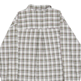 CHAPS RALPH LAUREN Mens White & Green Check Shirt XL Button-Down Collar Casual