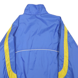 UMBRO Womens Blue & Yellow Zip Polyester Blend Sports Jacket L Lightweight