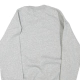 NIKE Womens Grey Cotton Blend Crew Neck Sweatshirt XS Classic Sportswear Casual