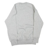 NIKE Womens Grey Cotton Blend Crew Neck Sweatshirt XS Classic Sportswear Casual