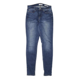 GUESS Womens Blue Slim Skinny Denim Medium Wash Jeans W28 L32 Stretch Pocket Zip