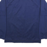 ADIDAS Mens Blue LA Galaxy Outdoor Jacket L Polyester Microfibre Plain Zip