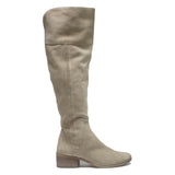 VINCE CAMUTO Womens Knee High Leather Beige Boots UK 9 Stylish Comfortable