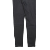 LEE Womens Slim Black Denim Jeans W28 L28 Zip Pockets Cotton Blend Stretch