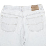 HOLIDAY Mens Shorts Light Blue Denim XL W32 Classic Cotton Blend Casual