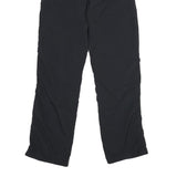 COLONIAL OUTDOOR Womens Black Regular Fit Straight Leg Trousers W28 L32 Outdoor