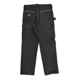 Wrangler Cargo Pants - 33W 33L Black Cotton