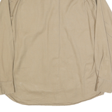 WRANGLER Mens Beige Cotton Blend Casual Shirt M Button Pocket Classic Fit