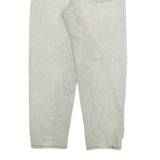 LEVI'S Womens Grey Straight Denim Rinse Relaxed Fit Cotton Blend W32 L28 Casual