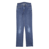 LEVI'S Womens Slim Blue Denim Cotton Blend Straight Jeans Medium Wash W26 L30