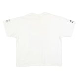 GILDAN Mens White Show & Shine Cotton Blend Graphic T-Shirt 2XL Short Sleeve