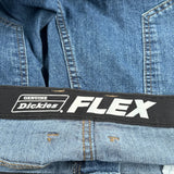 Dickies Denim Shorts - 38W 11L Blue Cotton Blend