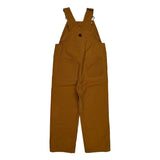Age 4 Carhartt Double Knee Overalls - XS Brown Cotton
