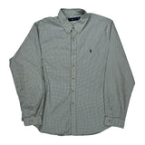 Ralph Lauren Checked Shirt - 2XL Green Cotton