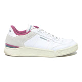 REEBOK Club C Mens Sneaker White & Pink Leather UK 8 Classic Retro Casual