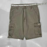 Wrangler Cargo Shorts - 34W 10L Khaki Cotton