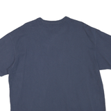 NIKE Mens Blue T-Shirt XL Short Sleeve Crew Neck Minimal Logo Cotton Blend