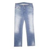 CARHARTT WIP Womens Jeans Light Blue Relaxed Straight Denim W33 L32 Casual Wear