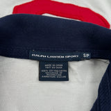 Kids Ralph Lauren Sport Graphic Polo Shirt - Small Navy Cotton