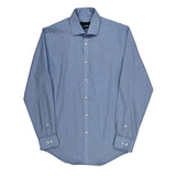Tommy Hilfiger Pinstripe Shirt - Small Blue Cotton