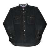 Tommy Hilfiger Cord Shirt - XL Black Cotton