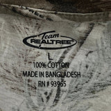 Bucksnort Resort Bar And Grill Realtree Camo T-Shirt - Large Camo Cotton