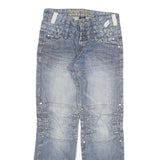 DGNS DENIM Mens Jeans Blue Regular Straight Denim Light W28 L30 Cotton Blend
