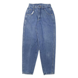 LEE Womens Relaxed Jeans Blue Denim Raw W25 L30 Comfortable Retro Style