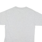 NIKE Mens Grey Graphic T-Shirt M Short Sleeve Crew Neck Cotton Blend Casual