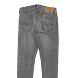 LEVI'S Mens Slim Grey Denim Cotton Blend Jeans W28 L28 Zip Classic Fit