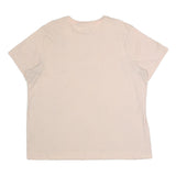 CARHARTT Womens Cream & Yellow Pocket T-Shirt XL Short Sleeve Crew Neck Cotton