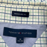 Tommy Hilfiger Checked Shirt - 2XL Green Cotton